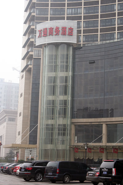 万通观光电梯玻璃